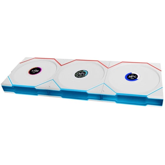Σετ Ανεμιστήρων Lian Li Uni Fan Tl-lcd Wireless 120mm - Λευκό image 2