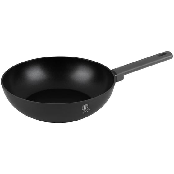 Αντικολλητικό Τηγάνι Wok BERLINGER HAUS BH-8123 28 cm Μαύρο image 0