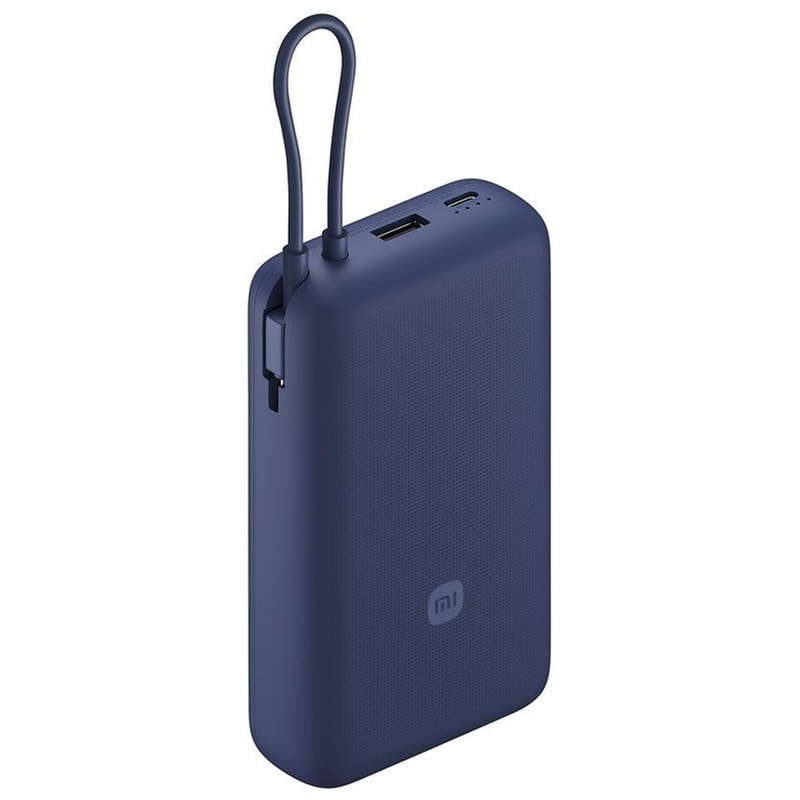 Powerbank Xiaomi 20.000 mAh with Integrated Cable 33W - Blue