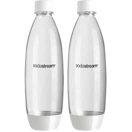 Σετ Μπουκάλια Slim Πλαστικά SODASTREAM SS-BSL-2W 2τμχ 1 L Λευκό/Διάφανο