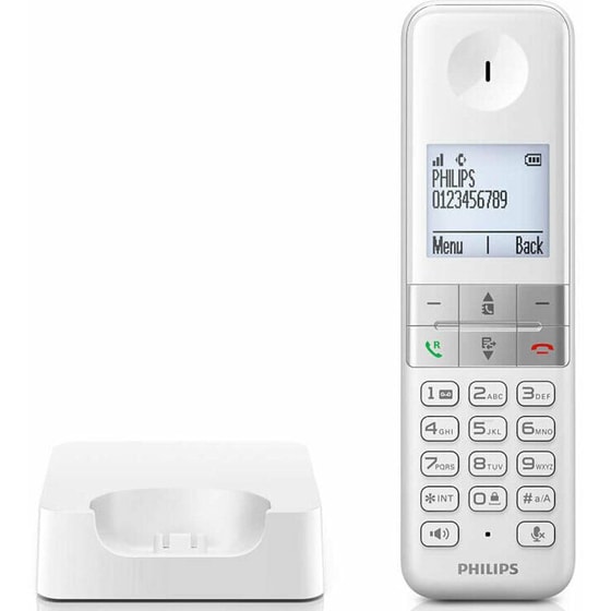 Ασύρματο Τηλέφωνο Philips D2501W-34 - Λευκό image 3