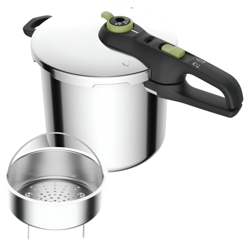 TEFAL Χύτρα Ταχύτητας TEFAL Secure Trendy P2584402 8 L Inox