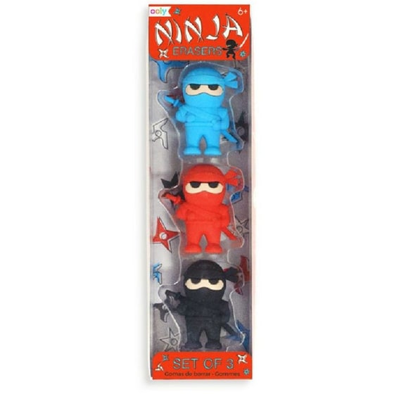 Γόμες Ooly Ninja (3 Τεμάχια) image 0