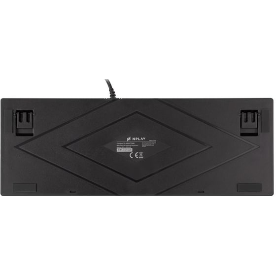 Nplay Conquer 1.0 Gaming Μηχανικό Ενσύρματο Πληκτρολόγιο RGB Μαύρο (US) image 4
