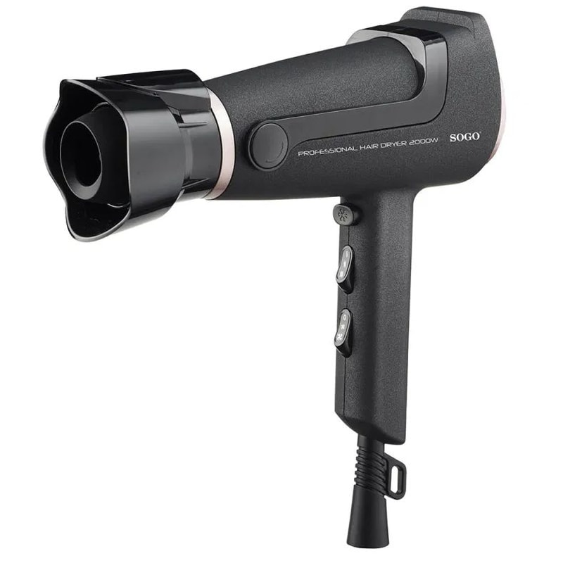 SOGO SEC-SS-3670 Σεσουάρ Μαλλιών 2000 W Μαύρο