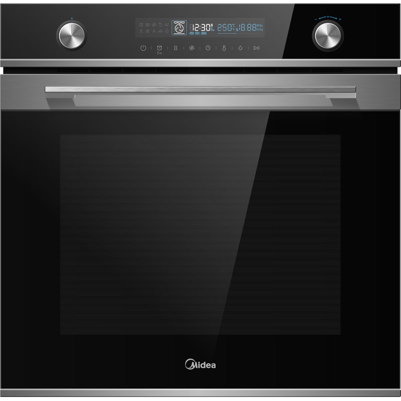 MIDEA MIDEA 7NM30E0 72 Lt Inox Εντοιχιζόμενος Φούρνος Άνω Πάγκου