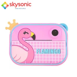 Skysonic Instant Παιδική Φωτογραφική Κάμερα - Ροζ Φλαμίνγκο
