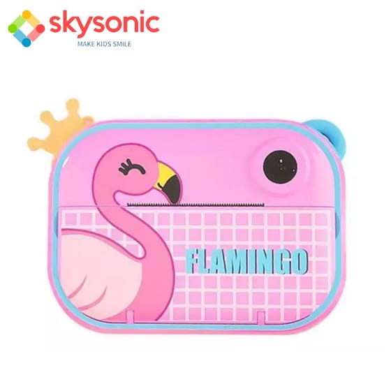 Skysonic Instant Παιδική Φωτογραφική Κάμερα - Ροζ Φλαμίνγκο image 0
