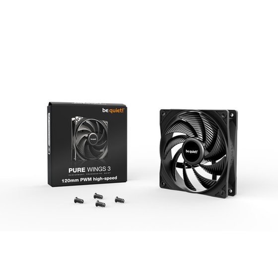 Case Fan BE QUIET! Pure Wings 3 BL106 120mm - Μαύρο image 2