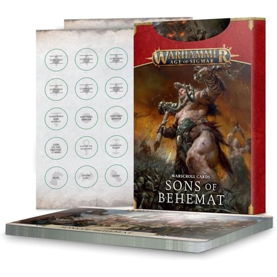 Warscroll Cards: Sons Of Behemat Warhammer: Age of Sigmar GAMES WORKSHOP image 1