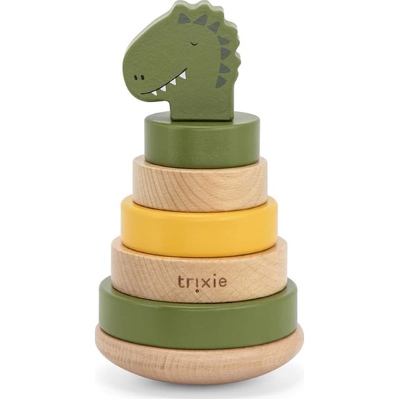 Ξύλινη Πυραμίδα Στοίβαξης Trixie Mr.Dino image 0