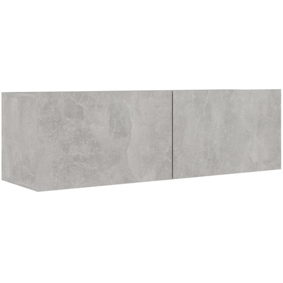 Έπιπλα Τηλεόρασης VidaXL Μοριοσανίδα 3 Τμχ 110x50x35cm - Γκρι image 3