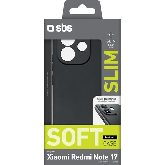 Θήκη Xiaomi Redmi Note 17 4G/Redmi Note 17 5G - SBS Instinct Cover - Black image 1
