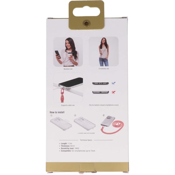 Λουράκι Λαιμού Tune Universal Phone Lanyard - Orange image 1