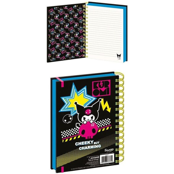Τετράδιο Σπιράλ Blue Sky Studios A5 Punk Vibes Kuromi image 1