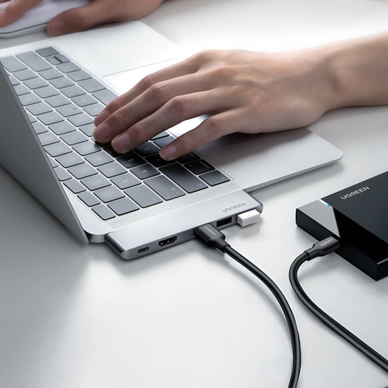 Docking Station Ugreen 60559 5-Port USB 3.0 συμβατό με Dual USB-C image 3
