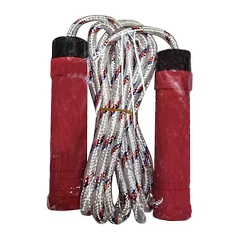 TOYMARKT Σχοινάκι Toymarkt 911312 με Πλαστικα Χερουλια - Λευκό/ Κόκκινο