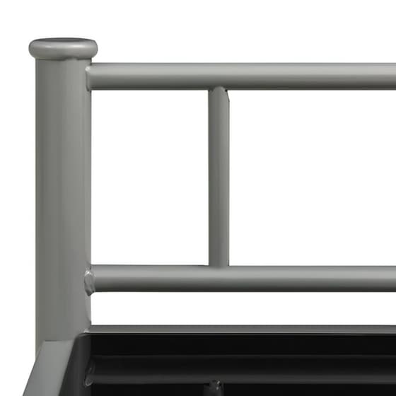 Κομοδίνο Vidaxl Μεταλλικό 2τμχ 45x34.5x60.5 cm - Γκρι Μαύρο image 6