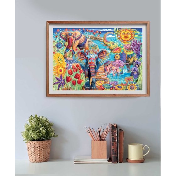 Παζλ Clementoni High Quality Collection Γιορτή Ελεφάντων (500 Κομμάτια) image 4