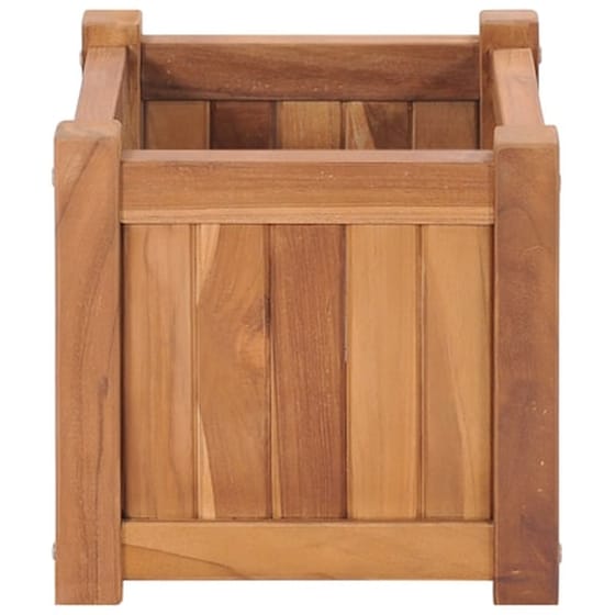 Vidaxl Ζαρντινιέρα Κήπου 30 X 30 X 30 Εκ. Από Μασίφ Ξύλο Teak image 3