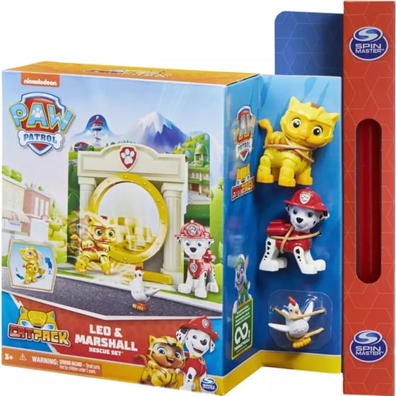 Παιχνιδολαμπάδα Spin Master Paw Patrol: Cat Pack - Leo N Marshall Rescue Set (20139272) image 0