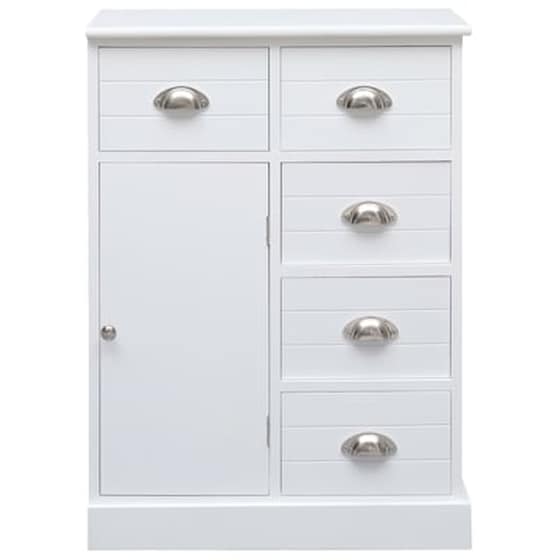 Vidaxl Μπουφές Με 10 Συρτάρια Λευκός 113 X 30 X 79 Εκ. Ξύλινος image 5