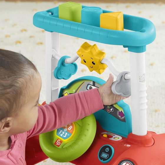 Fisher Price Εκπαιδευτική Στράτα – Αυτοκινητάκι 3 σε 1 - (HJP48) image 1
