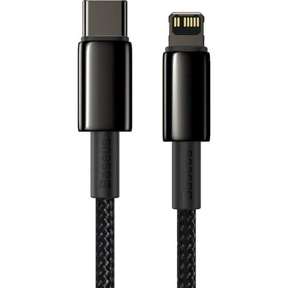 Καλώδιο δεδομένων Baseus Usb-C to Lightning Tungsten Gold 20w 1m - Black image 3