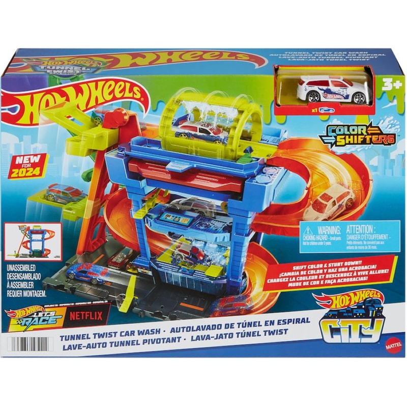 MATTEL Mattel Hot Wheels® City: Color Shifters - Πλυντήριο Αυτοκινήτων Σετ Παιχνιδιού (HTN80)