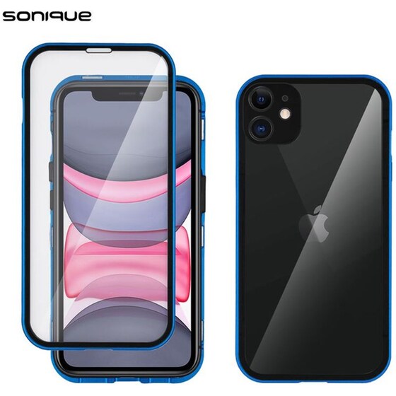 Θήκη  Apple iPhone 11 - Sonique Magnetic 360° Full Protector - Μπλε image 0