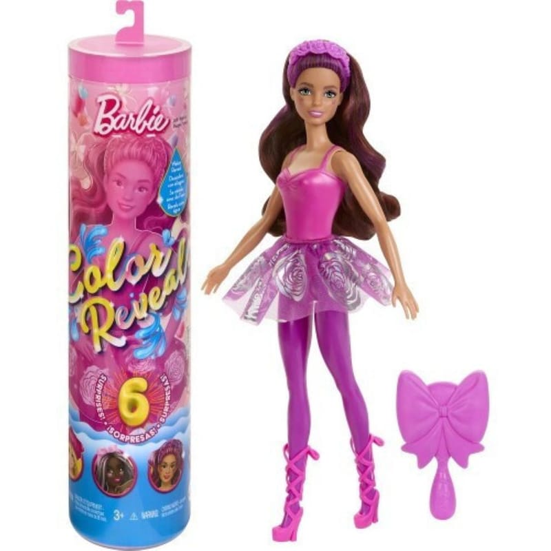 MATTEL Mattel Barbie: Color Reveal - Ballet Dancer Doll (διάφορα Σχέδια) (HRK17)