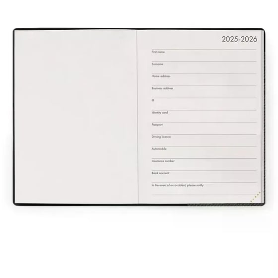 Ημερολόγιo Ημερήσιο Legami 2026 12Μ Small Deep Graphite image 2