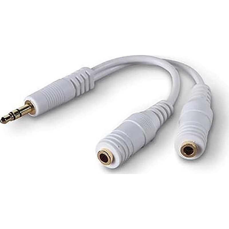 CABLEXPERT Αντάπτορας Cablexpert 3.5mm male σε 2x 3.5mm female Λευκό