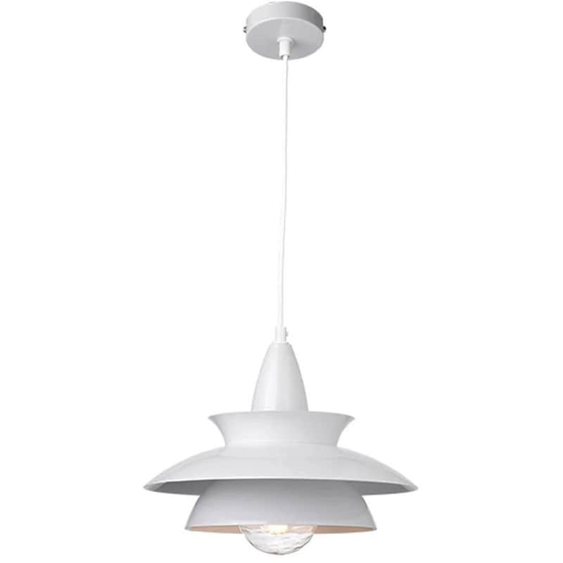 Φωτιστικό Οροφής Μονόφωτο Aca Brooklyn Ks07881pwh Μεταλλικό - Λευκό ACA DECOR