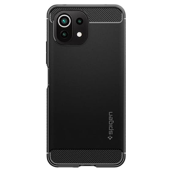 Θήκη Xiaomi Mi 11 Lite - Spigen Rugged Armor - Matte Black image 1