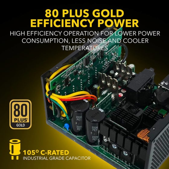 Τροφοδοτικό Υπολογιστή Armaggeddon Voltron VG1200 Full Modular 1200W 80+ Gold - Μαύρο image 5