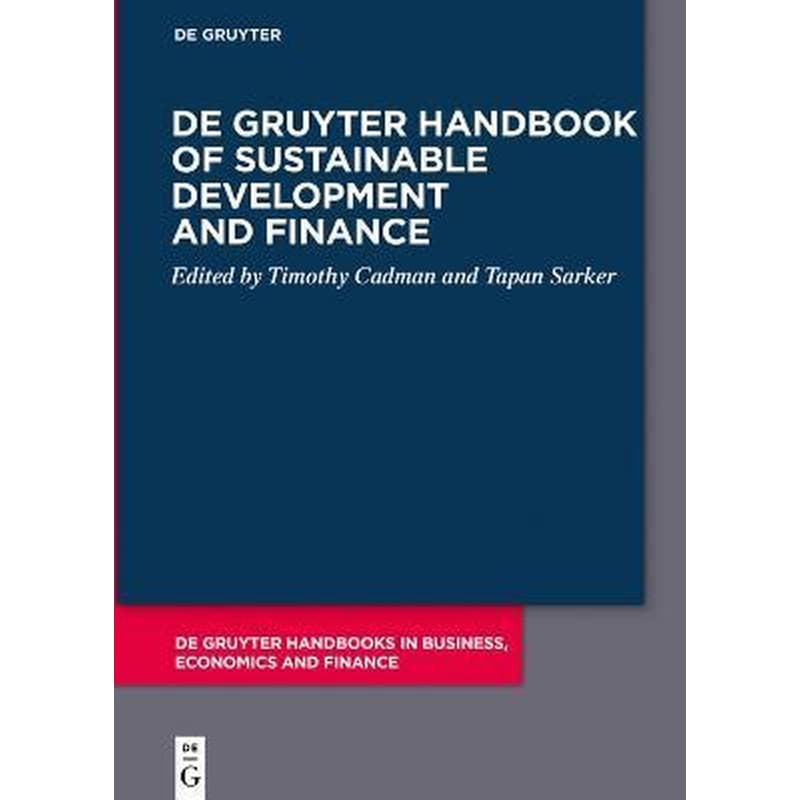 De Gruyter Handbook of Sustainable Development and Finance