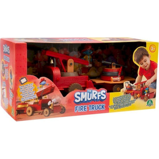 Giochi Preziosi The Smurfs Στρουμφάκια Σκουντούφλης με Πυροσβεστικό Στρουμφόχημα image 2
