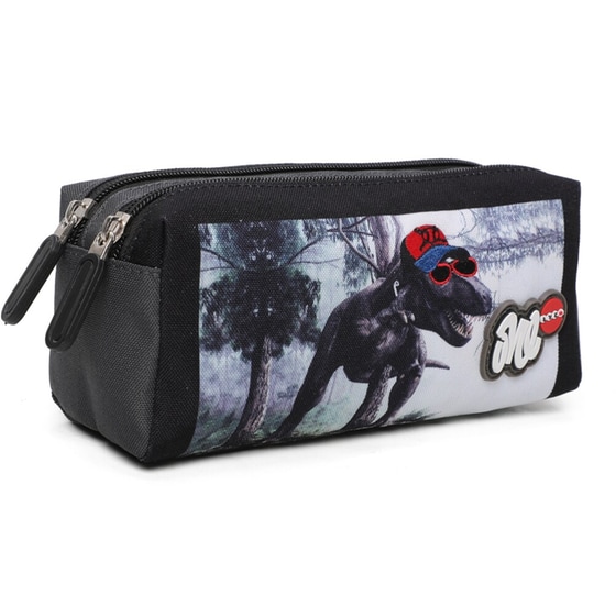 Κασετίνα Βαρελάκι Lycsac Jurassic Διπλή image 1