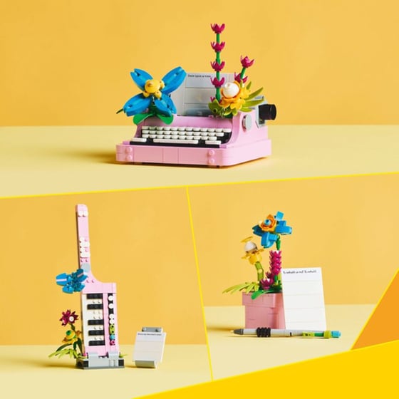 LEGO® Creator 3σε1 Γραφομηχανή με Λουλούδια (31169) image 5