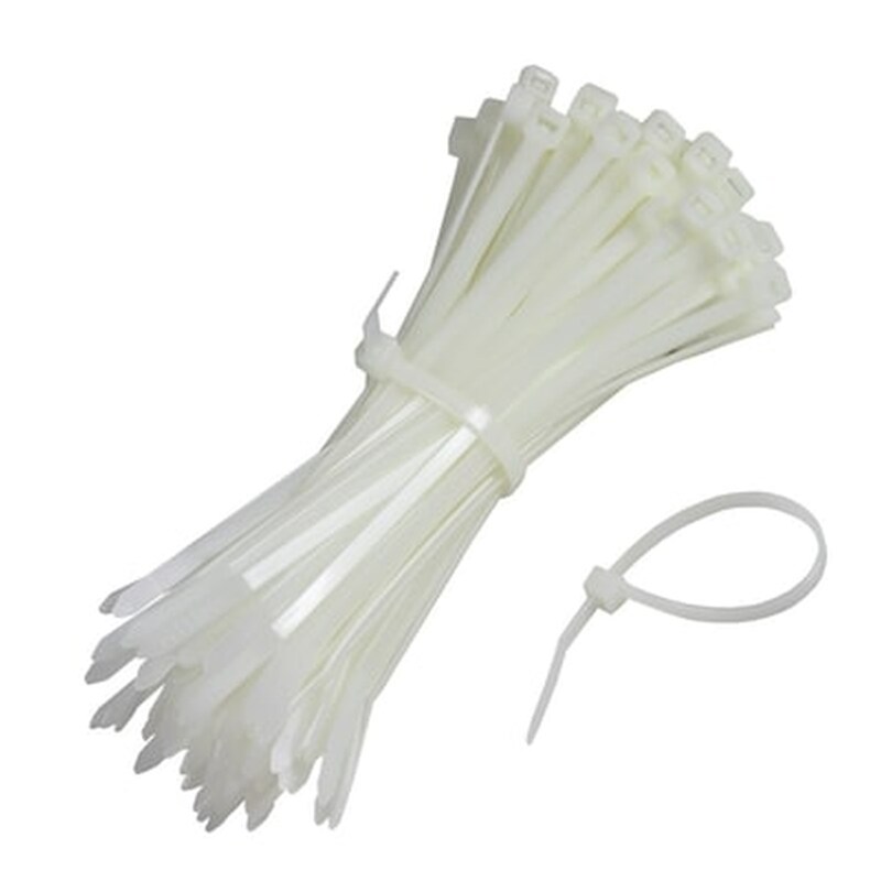 OEM Δεματικά Καλωδίων (cable Ties) 4,8*400mm 100 Τεμάχια Λευκά 4780w Oem