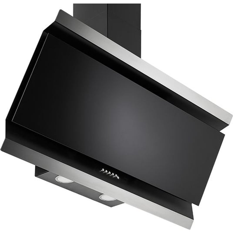 PYRAMIS PYRAMIS Eleganto Elegant 90 cm Μαύρο Απορροφητήρας Καμινάδα Τζάκι