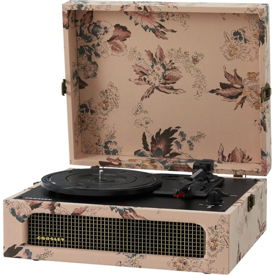Πικάπ Crosley Voyager CR8017B-FL4 2-way Bluetooth Με Ενσωματωμένα Ηχεία - Floral image 2