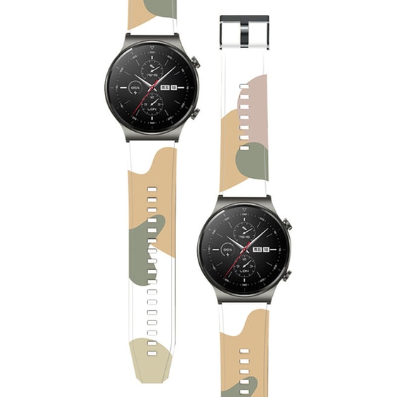 Λουράκι Hurtel Band Moro για Huawei Watch GT2 Pro 46mm - Camo Green image 0