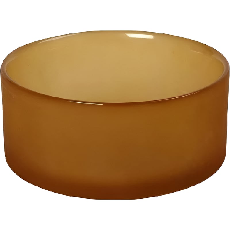 Διακοσμητικό Μπολ Espiel Caprice Γυάλινο 12x5.5cm - Πορτοκαλί