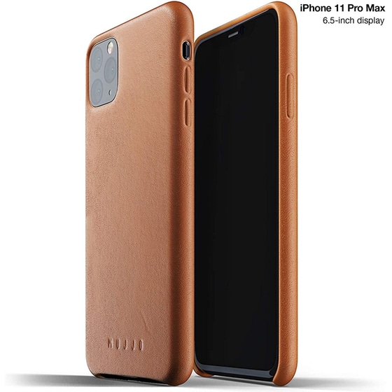 Θήκη Apple iPhone 11 Pro Max - Mujjo Full Leather Case - Tan image 0