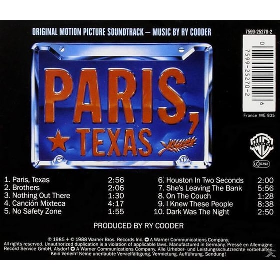 Paris Texas(Ost) image 3