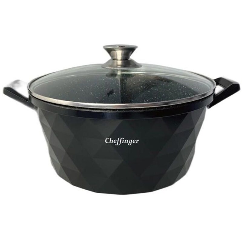 Κατσαρόλα CHEFFINGER DIAC32S 32 cm Μαύρο