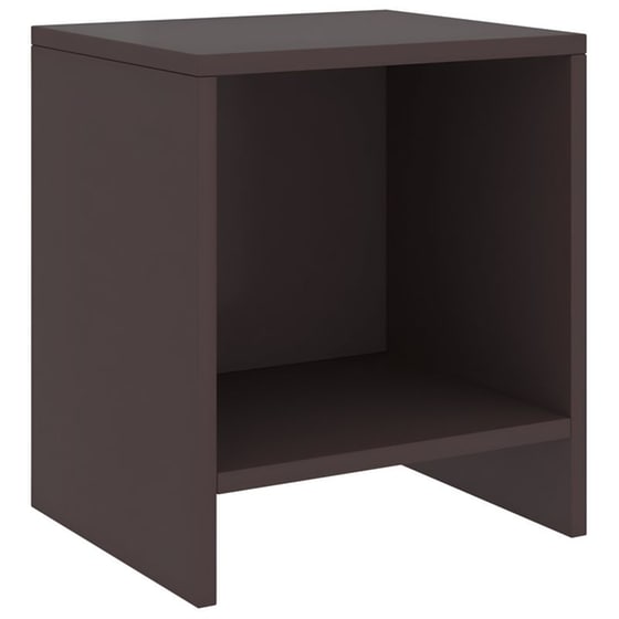 Κομοδίνο Vidaxl Από Μασίφ Ξύλο Πεύκου 2τμχ 35x30x40 cm - Σκούρο Καφέ image 1