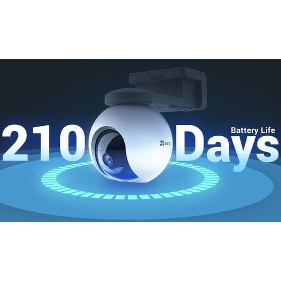 Ασύρματη IP Camera Ezviz HB8 2K+ Kit 2K Dome Αδιάβροχη με WiFi & Ανίχνευση Κίνησης image 2